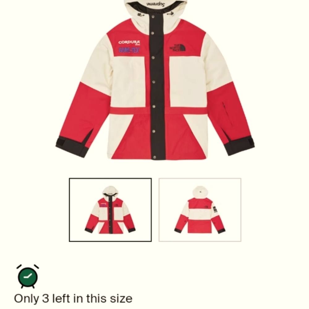 SupremeXnorthface jacket like new only worn a handful of times